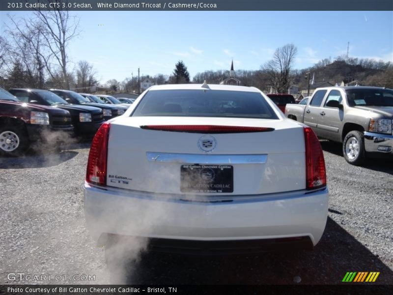 White Diamond Tricoat / Cashmere/Cocoa 2013 Cadillac CTS 3.0 Sedan
