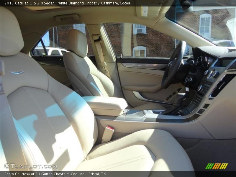 White Diamond Tricoat / Cashmere/Cocoa 2013 Cadillac CTS 3.0 Sedan