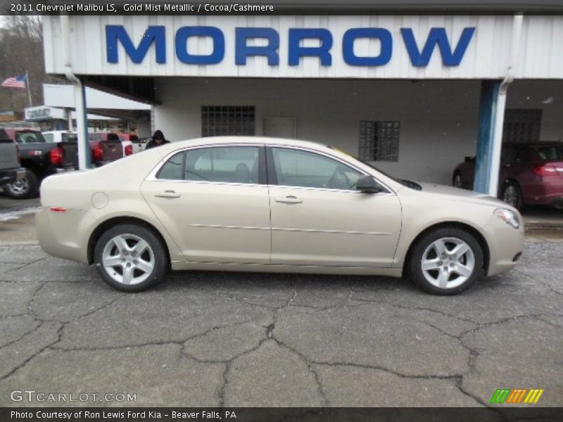 Gold Mist Metallic / Cocoa/Cashmere 2011 Chevrolet Malibu LS