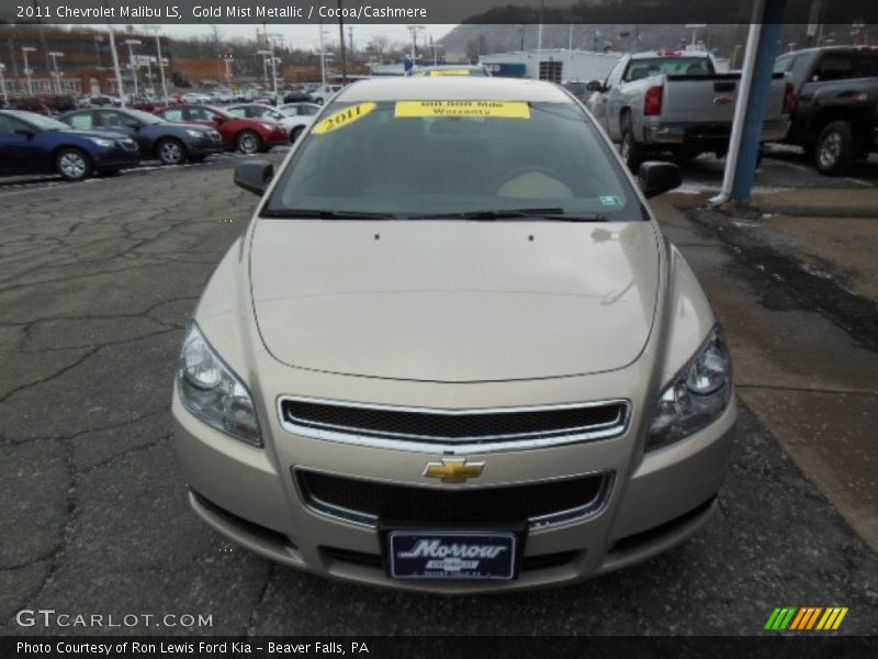 Gold Mist Metallic / Cocoa/Cashmere 2011 Chevrolet Malibu LS