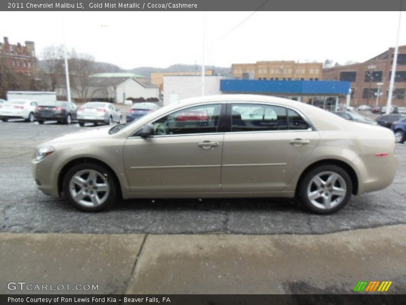 Gold Mist Metallic / Cocoa/Cashmere 2011 Chevrolet Malibu LS