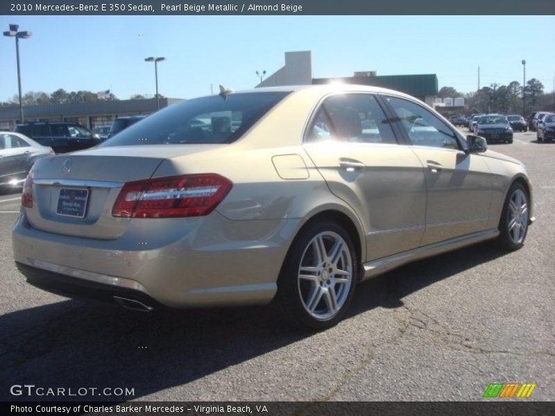 Pearl Beige Metallic / Almond Beige 2010 Mercedes-Benz E 350 Sedan