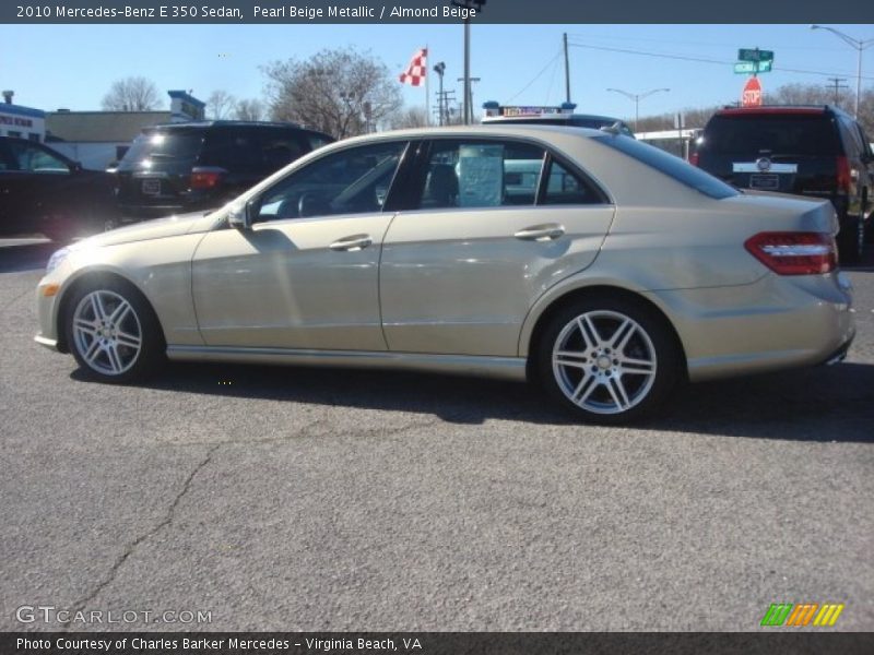Pearl Beige Metallic / Almond Beige 2010 Mercedes-Benz E 350 Sedan
