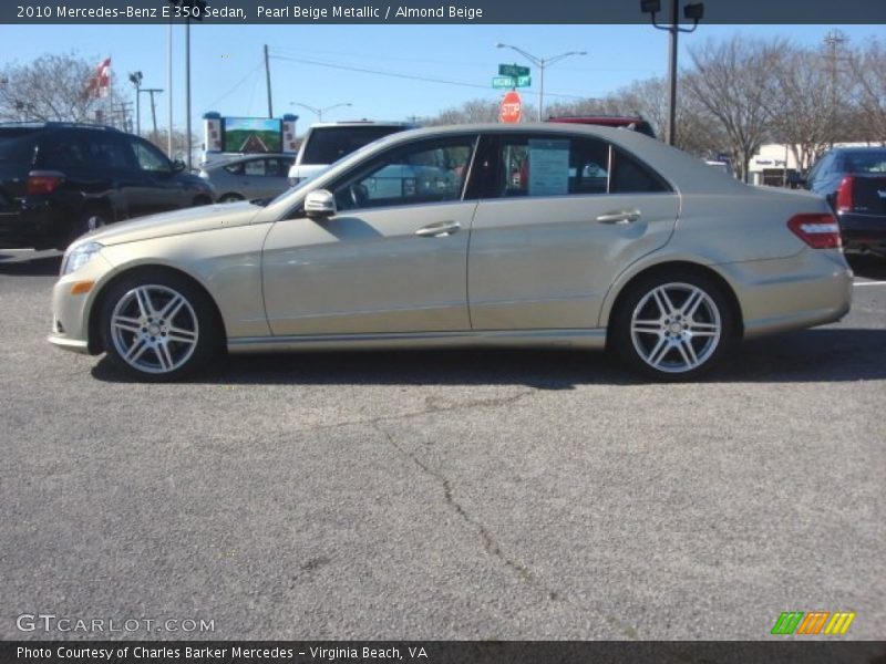 Pearl Beige Metallic / Almond Beige 2010 Mercedes-Benz E 350 Sedan