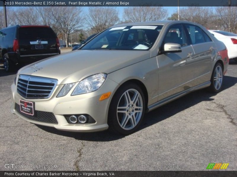 Pearl Beige Metallic / Almond Beige 2010 Mercedes-Benz E 350 Sedan
