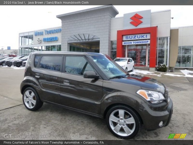 Java Brown / Sand/Black Houndstooth Cloth 2010 Kia Soul !