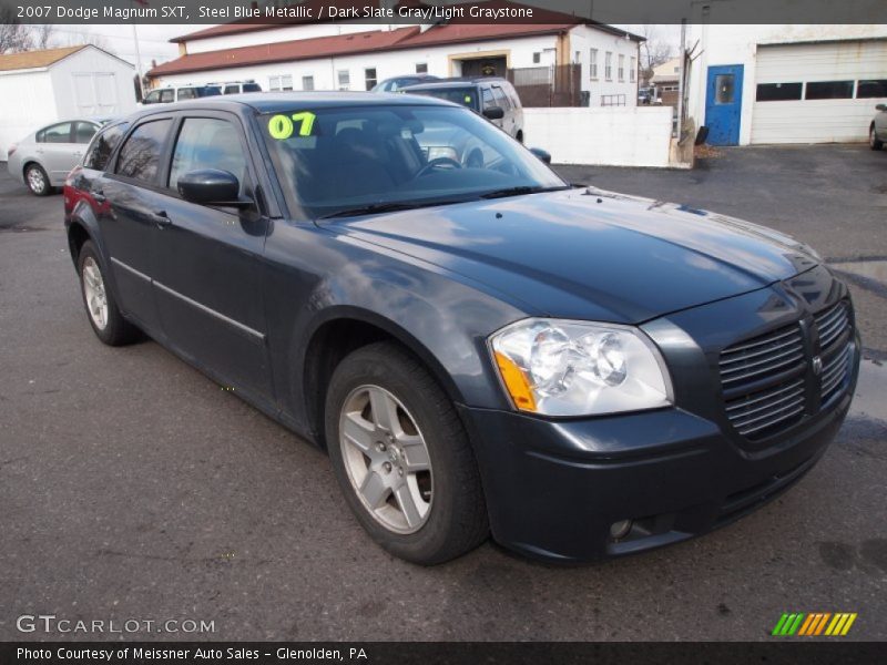 Steel Blue Metallic / Dark Slate Gray/Light Graystone 2007 Dodge Magnum SXT