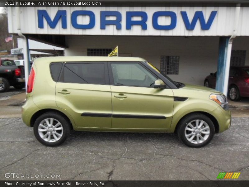 Alien Green / Black Soul Logo Cloth 2012 Kia Soul +