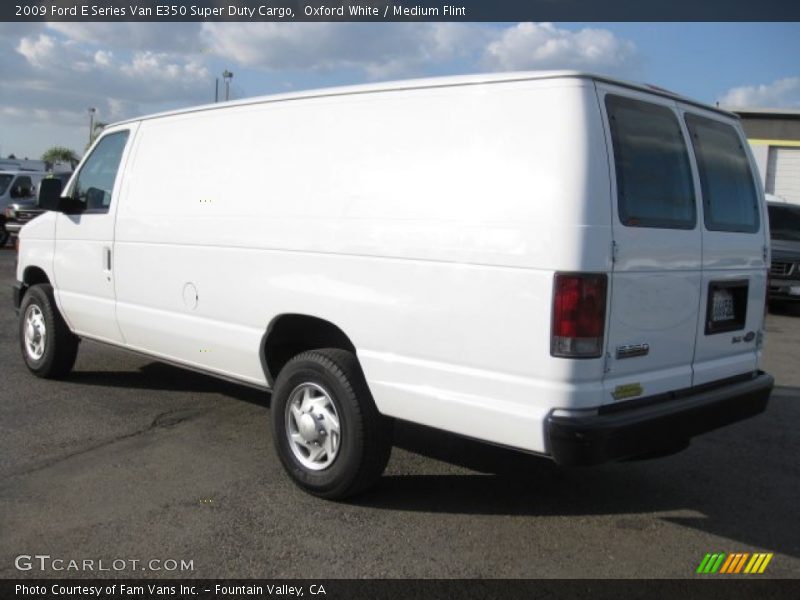 Oxford White / Medium Flint 2009 Ford E Series Van E350 Super Duty Cargo