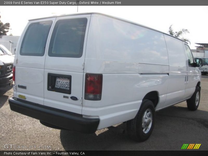 Oxford White / Medium Flint 2009 Ford E Series Van E350 Super Duty Cargo