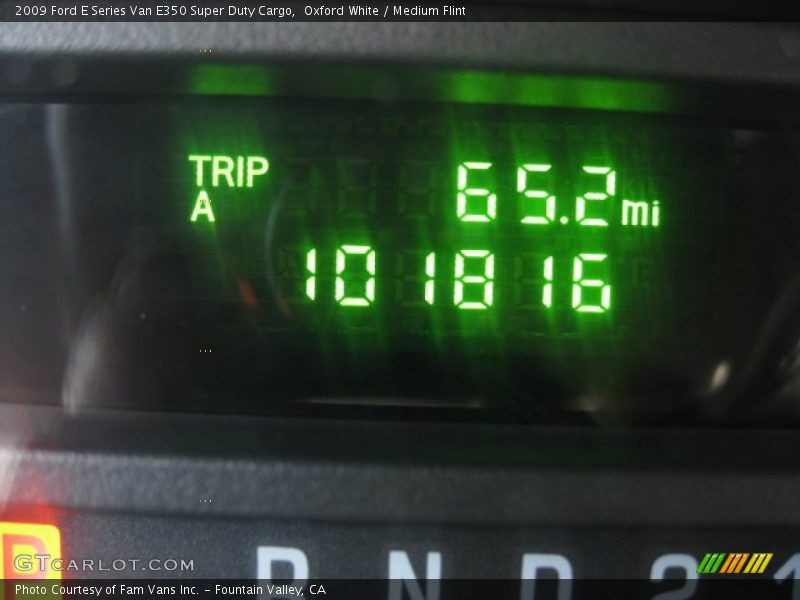 Oxford White / Medium Flint 2009 Ford E Series Van E350 Super Duty Cargo
