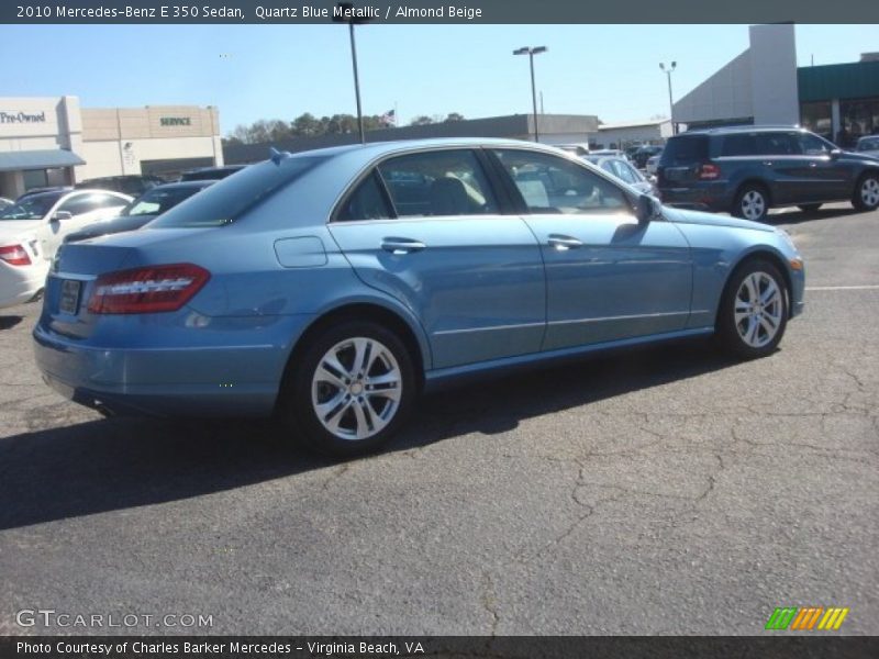 Quartz Blue Metallic / Almond Beige 2010 Mercedes-Benz E 350 Sedan