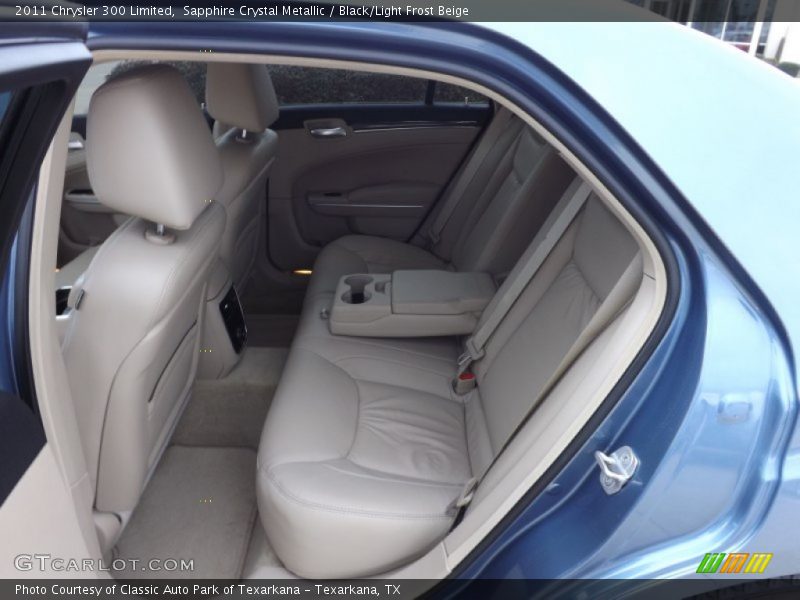 Sapphire Crystal Metallic / Black/Light Frost Beige 2011 Chrysler 300 Limited