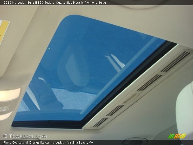 Quartz Blue Metallic / Almond Beige 2010 Mercedes-Benz E 350 Sedan