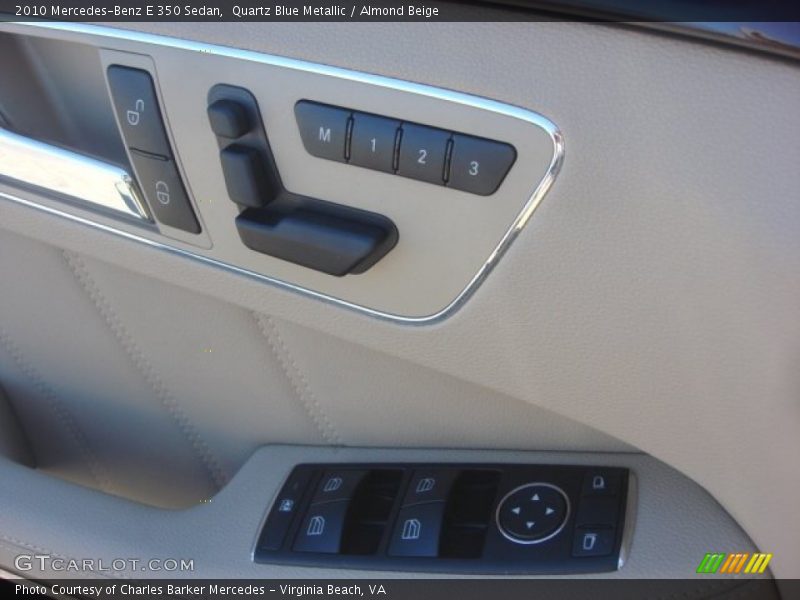 Quartz Blue Metallic / Almond Beige 2010 Mercedes-Benz E 350 Sedan