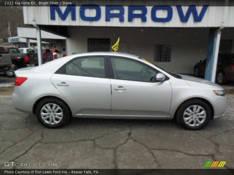 Bright Silver / Stone 2012 Kia Forte EX