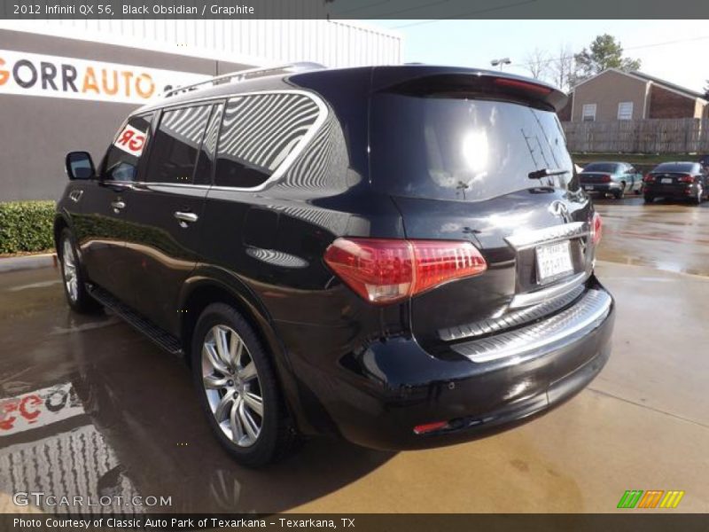 Black Obsidian / Graphite 2012 Infiniti QX 56