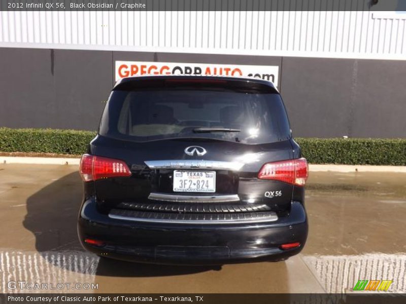 Black Obsidian / Graphite 2012 Infiniti QX 56
