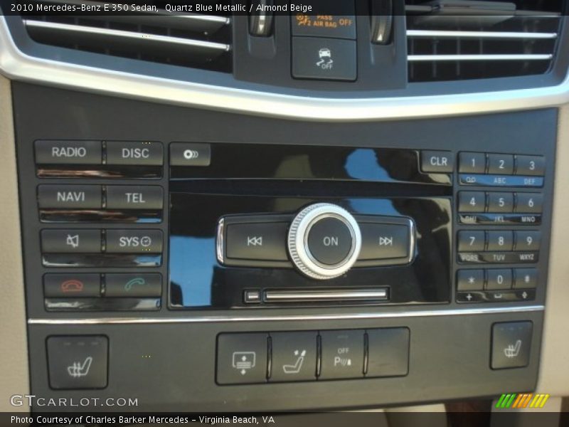 Quartz Blue Metallic / Almond Beige 2010 Mercedes-Benz E 350 Sedan