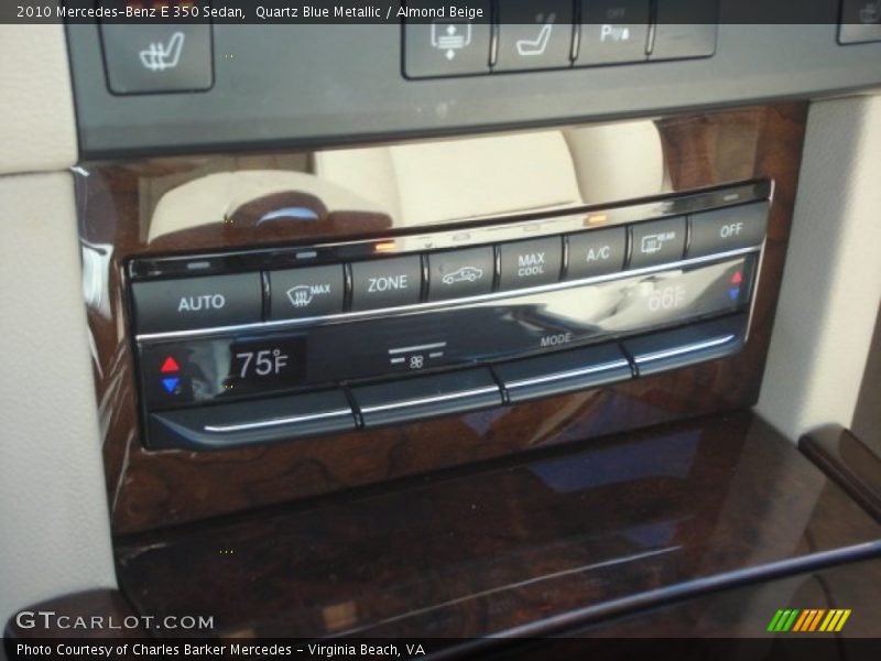 Quartz Blue Metallic / Almond Beige 2010 Mercedes-Benz E 350 Sedan