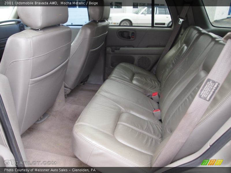 Rear Seat of 2001 Bravada AWD