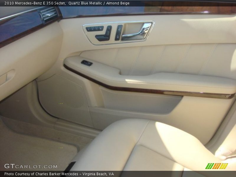 Quartz Blue Metallic / Almond Beige 2010 Mercedes-Benz E 350 Sedan