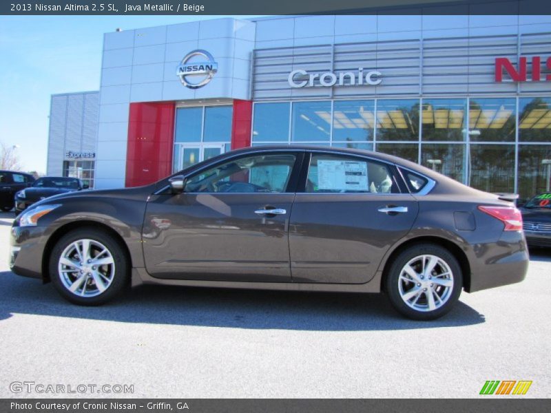 Java Metallic / Beige 2013 Nissan Altima 2.5 SL