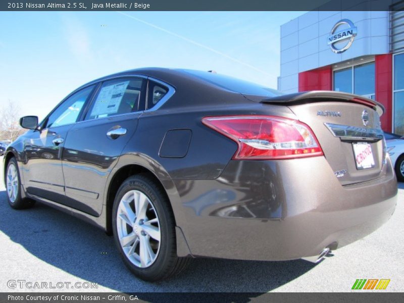 Java Metallic / Beige 2013 Nissan Altima 2.5 SL