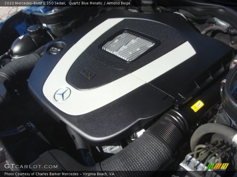 Quartz Blue Metallic / Almond Beige 2010 Mercedes-Benz E 350 Sedan