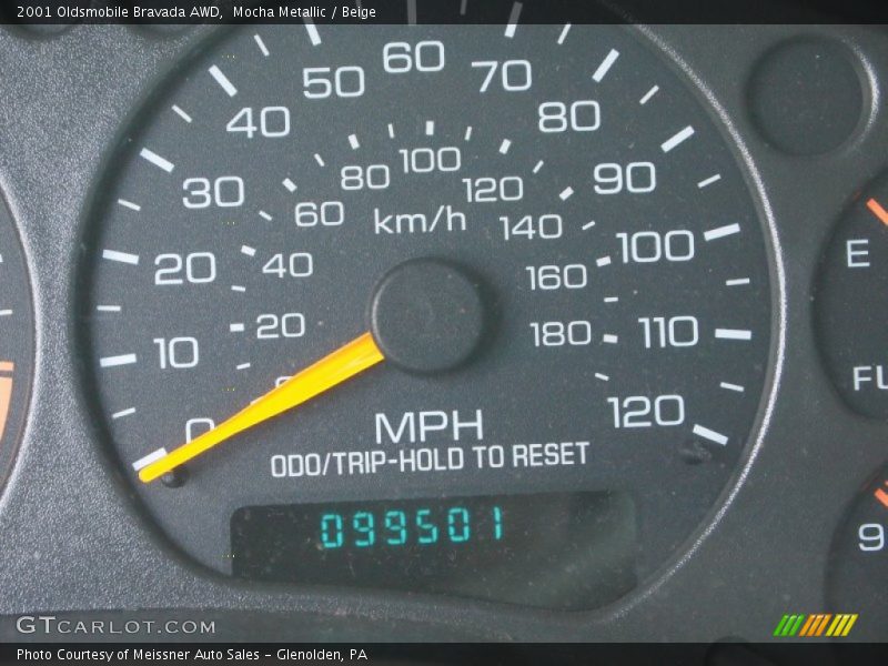 Mocha Metallic / Beige 2001 Oldsmobile Bravada AWD