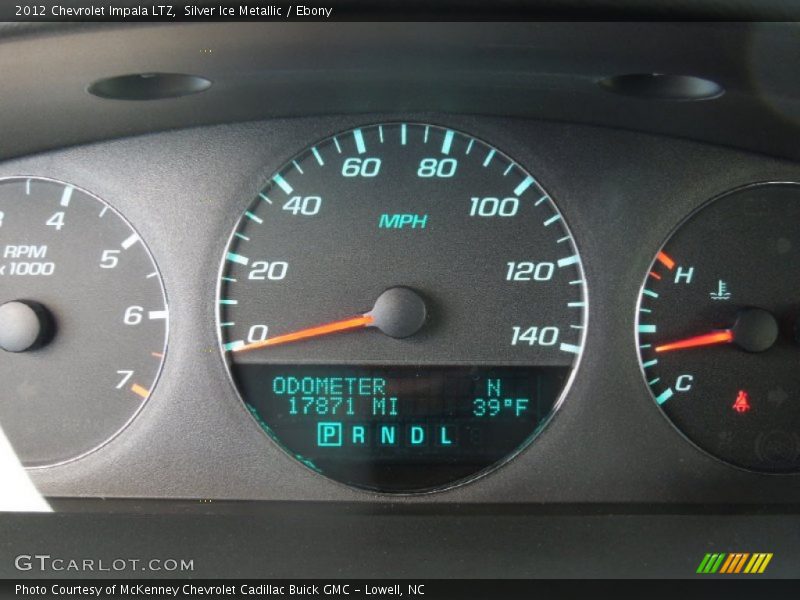 Silver Ice Metallic / Ebony 2012 Chevrolet Impala LTZ