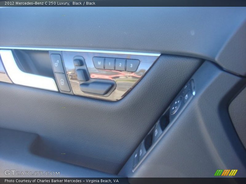 Black / Black 2012 Mercedes-Benz C 250 Luxury