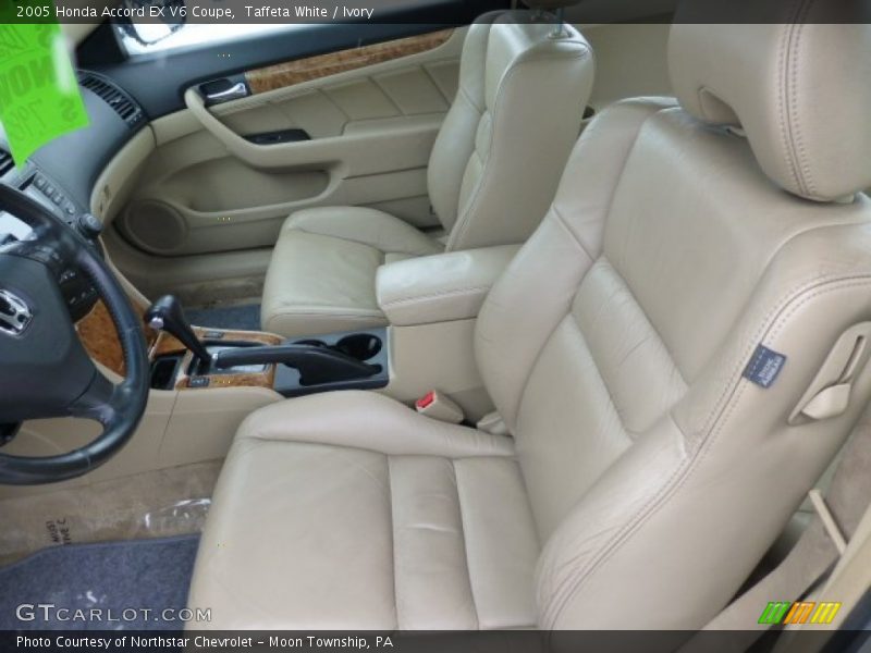 Front Seat of 2005 Accord EX V6 Coupe