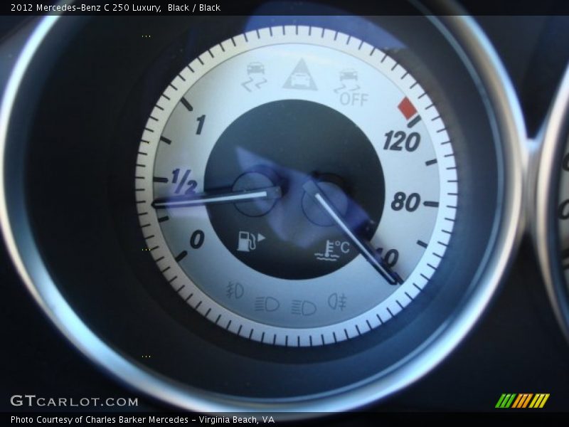 Black / Black 2012 Mercedes-Benz C 250 Luxury