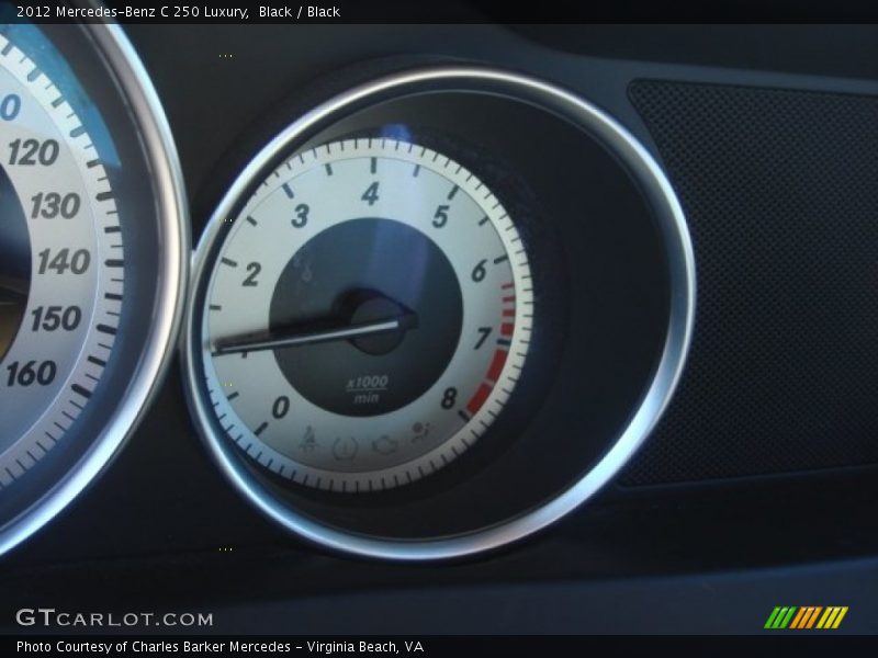 Black / Black 2012 Mercedes-Benz C 250 Luxury