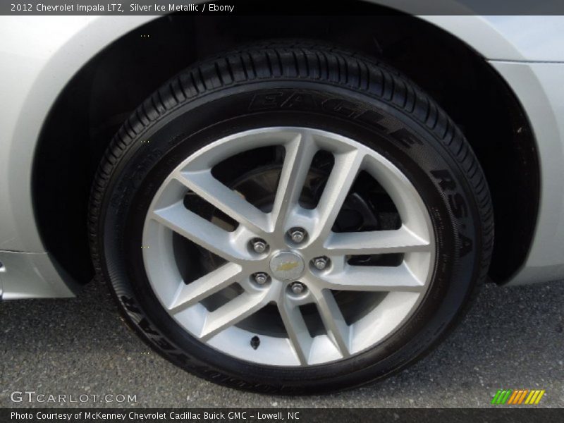 Silver Ice Metallic / Ebony 2012 Chevrolet Impala LTZ