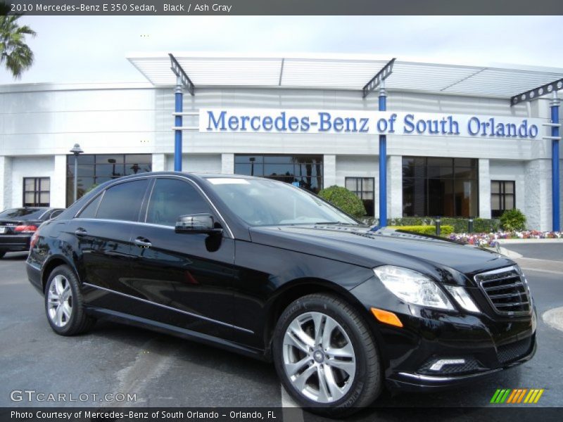 Black / Ash Gray 2010 Mercedes-Benz E 350 Sedan