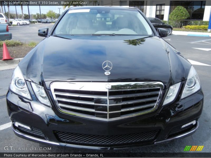 Black / Ash Gray 2010 Mercedes-Benz E 350 Sedan