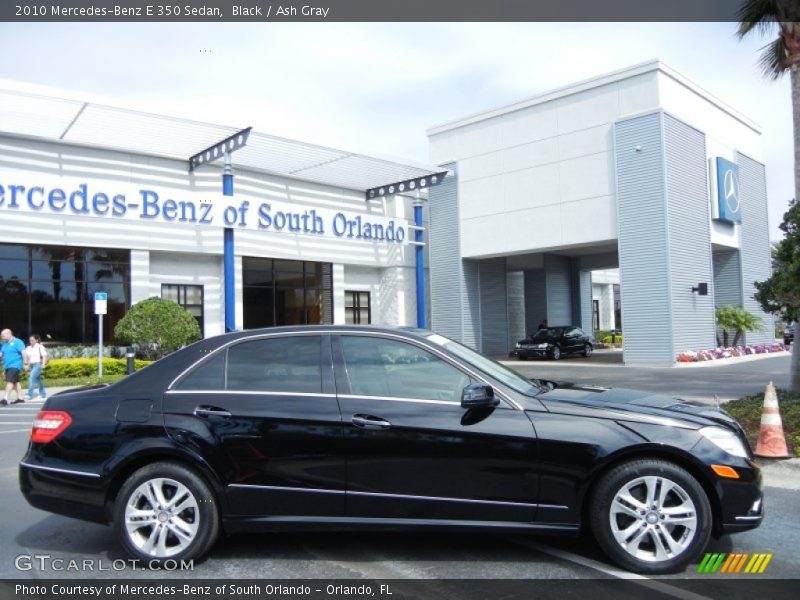 Black / Ash Gray 2010 Mercedes-Benz E 350 Sedan