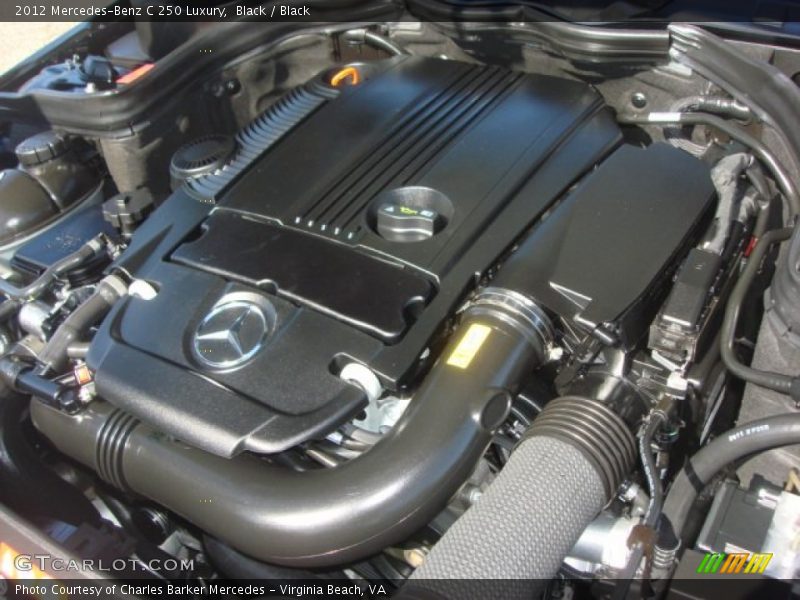 Black / Black 2012 Mercedes-Benz C 250 Luxury