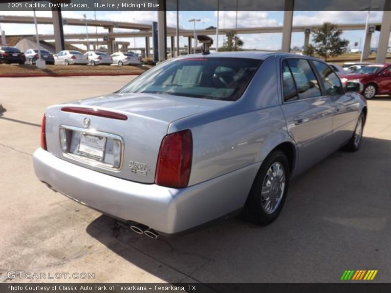 Blue Ice / Midnight Blue 2005 Cadillac DeVille Sedan