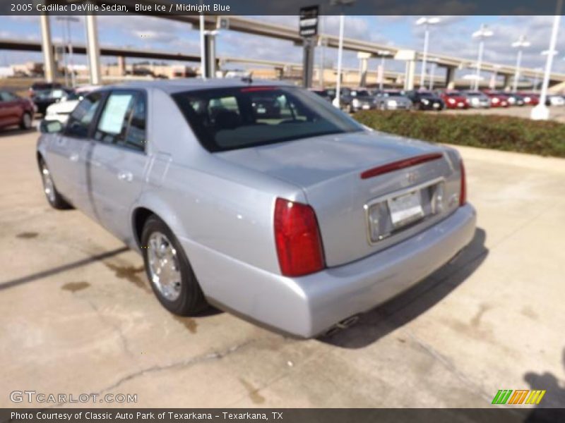 Blue Ice / Midnight Blue 2005 Cadillac DeVille Sedan