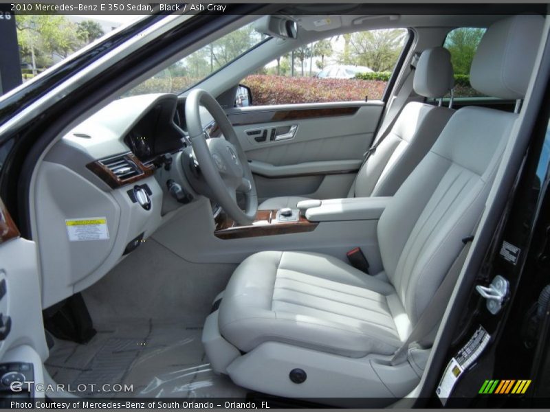  2010 E 350 Sedan Ash Gray Interior