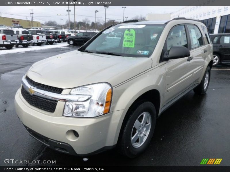 Front 3/4 View of 2009 Equinox LS