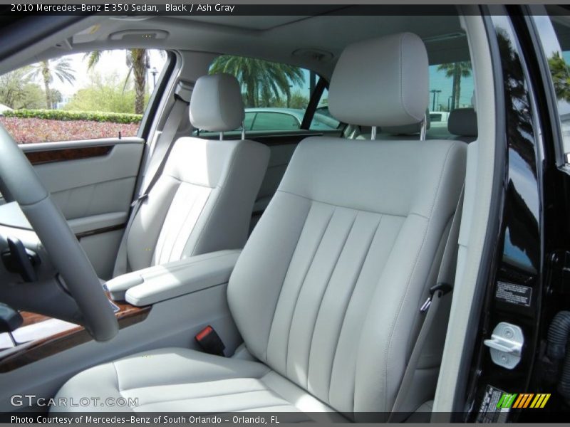 Front Seat of 2010 E 350 Sedan