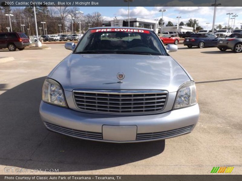 Blue Ice / Midnight Blue 2005 Cadillac DeVille Sedan