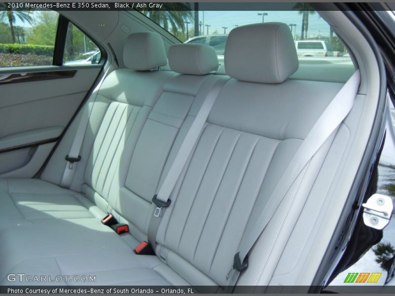 Rear Seat of 2010 E 350 Sedan