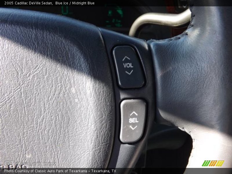 Blue Ice / Midnight Blue 2005 Cadillac DeVille Sedan