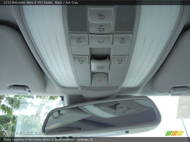 Black / Ash Gray 2010 Mercedes-Benz E 350 Sedan