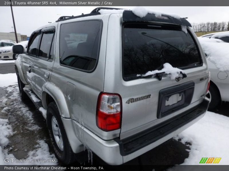 Millennium Silver Metallic / Gray 2001 Toyota 4Runner SR5 4x4